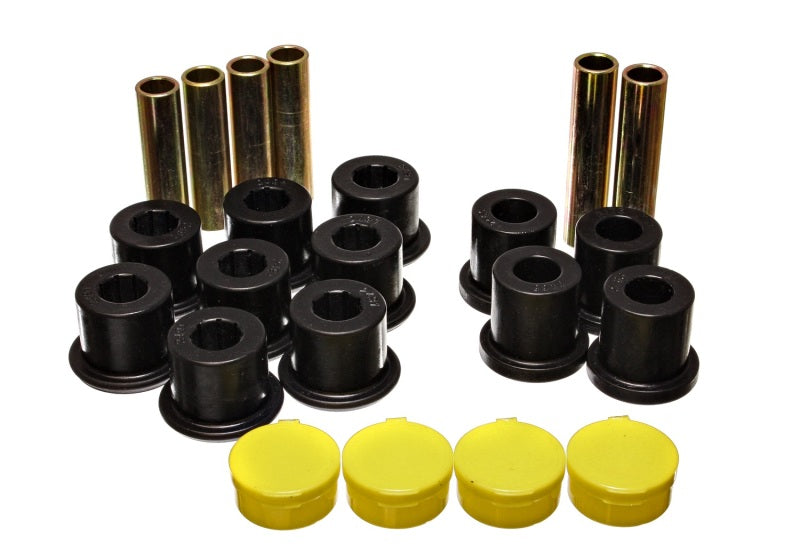 Load image into Gallery viewer, Energy Suspension 98-03 Dodge Durango 2WD / 00-03 Dodge Durango 4WD Blk Rear Leaf Spring Bushing Se