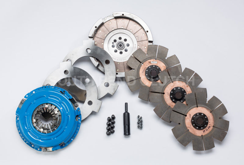 Load image into Gallery viewer, South Bend Clutch 01-Sept 05 GM 6.6L LLY ZF-6 SFI Comp Triple Disc Feramic Clutch Kit