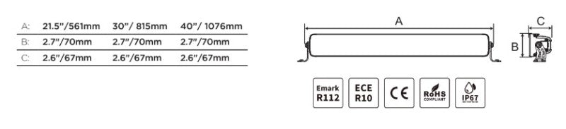Load image into Gallery viewer, Go Rhino Xplor Blackout Series Dbl Row LED Light Bar (Side/Track Mount) 21.5in. - Blk