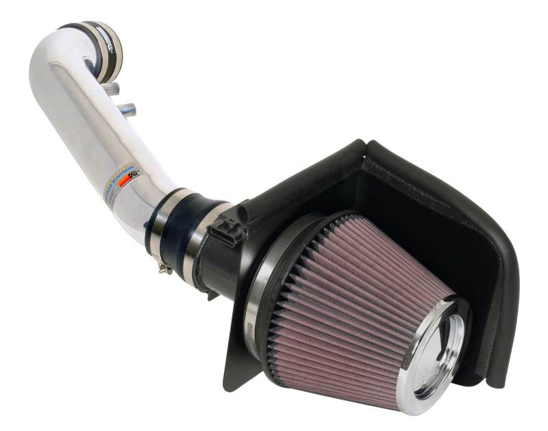 Load image into Gallery viewer, K&N 01-04 Ford Mustang GT 4.6L Polished Typhoon Short Ram Intake