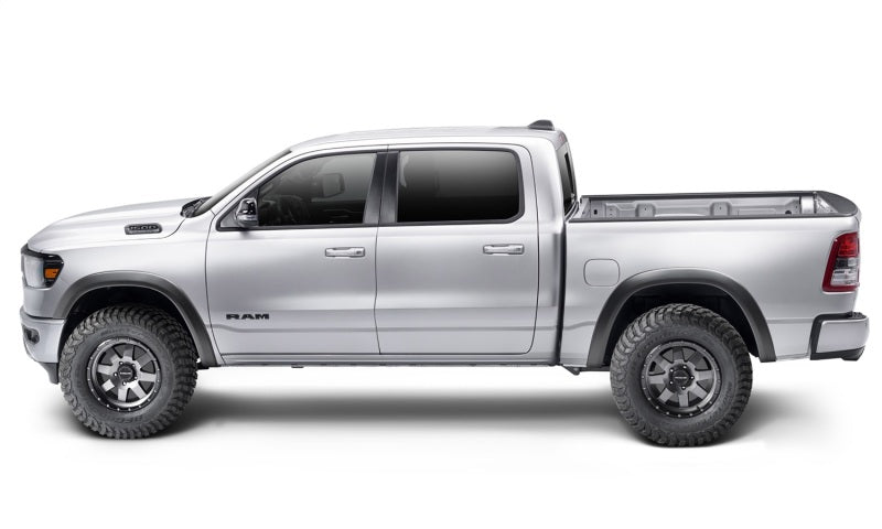 Load image into Gallery viewer, Bushwacker 19-22 Ram 1500 (Excl. Rebel/TRX) 67.4 & 76.3in Bed Extend-A-Fender Flares 4pc - Smth Blk