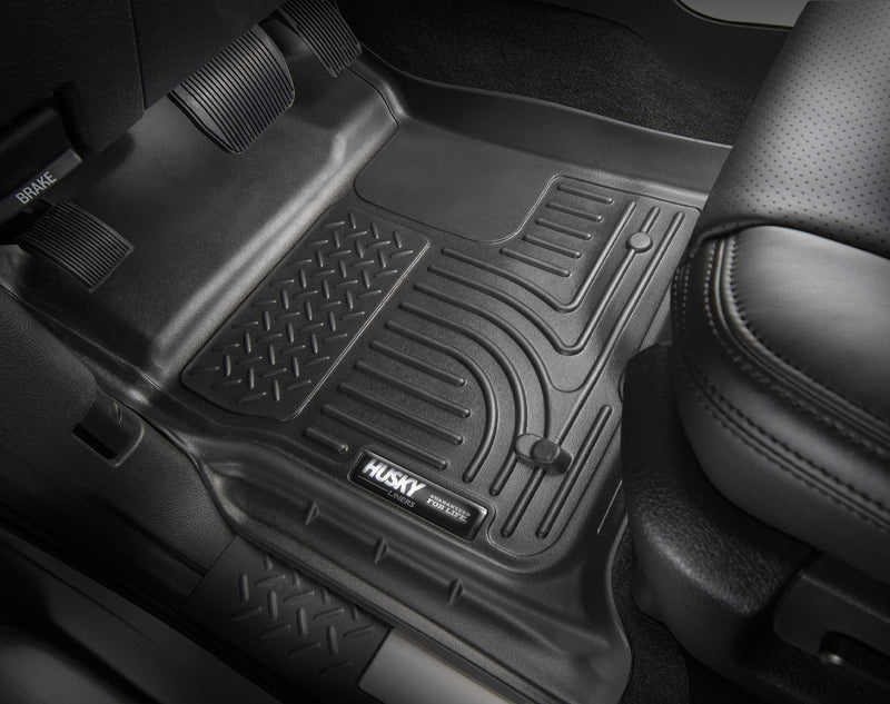 Load image into Gallery viewer, Husky Liners 16-22 Dodge Challenger (RWD) Front & Second Row Black Floor Liners