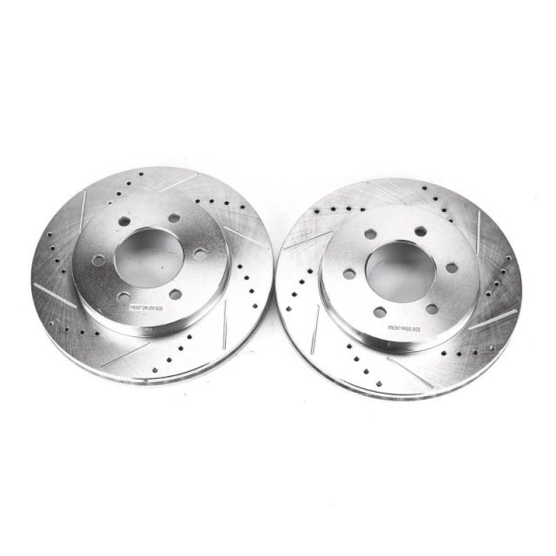 Load image into Gallery viewer, Power Stop 04-08 Ford F-150 Front Evolution Drilled & Slotted Rotors - Pair