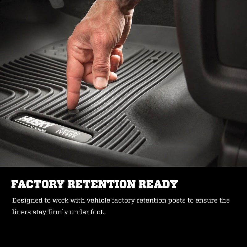 Load image into Gallery viewer, Husky Liners 2017 Ford F-250 Super Duty Crew Cab X-Act Contour Black Front & Rear Floor Liners