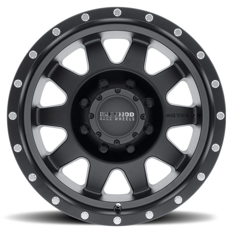 Load image into Gallery viewer, Method MR301 The Standard 20x9 +18mm Offset 8x6.5 130.81mm CB Matte Black Wheel
