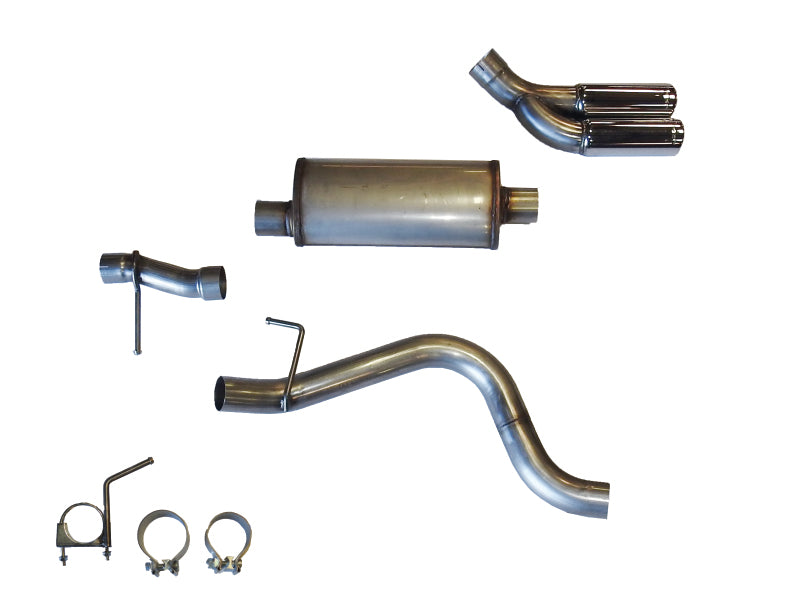 Load image into Gallery viewer, JBA 19-20 Ford Ranger EcoBoost 304SS Dual Side Rear Exit Cat-Back Exhaust w/3-1/2in Tips