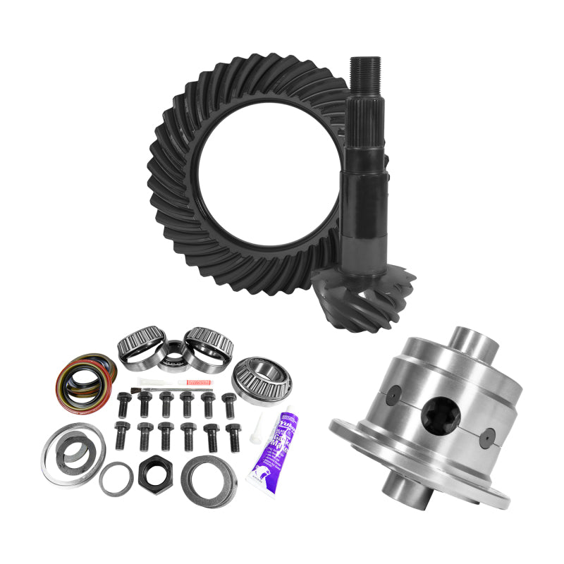 Load image into Gallery viewer, Yukon Gear 11.25in Dana 80 3.73 Rear Ring & Pinion Install Kit 35 Spline Positraction 4.375in BRG