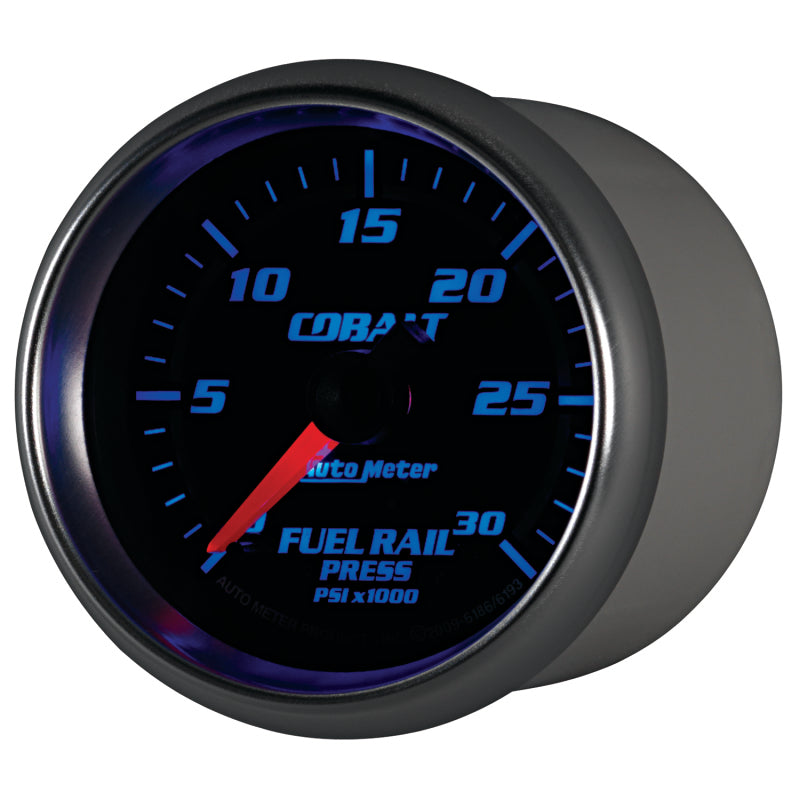 Load image into Gallery viewer, Autometer Cobalt 52mm 0-30,000 PSI F/S Electronic Diesel Fuel Rail Pressure Gauge (Cummins 5.9L)
