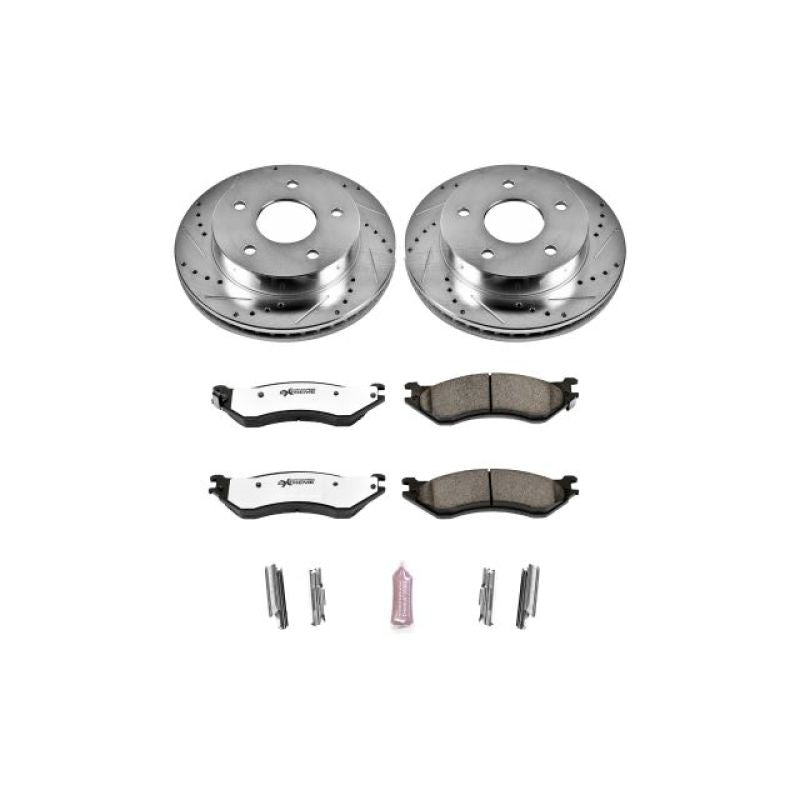 Load image into Gallery viewer, Power Stop 00-01 Dodge Ram 1500 Front Z36 Truck & Tow Brake Kit