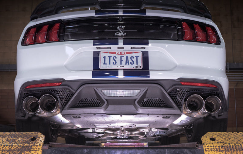 Load image into Gallery viewer, Stainless Works 2020 Ford GT500 Legend Catback X-Pipe Exhaust Factory Connect - Polished Tips