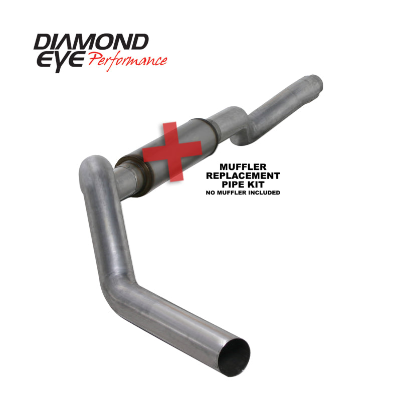 Load image into Gallery viewer, Diamond Eye KIT 5in Catback MFLR RPLCMENT PIPE Single SS: 2006-2007.5 CHEVY 6.6L 2500/3500