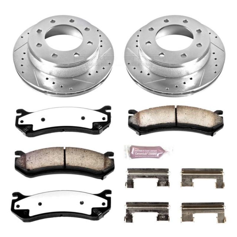 Load image into Gallery viewer, Power Stop 01-03 Chevrolet Silverado 1500 HD Rear Z36 Truck & Tow Brake Kit