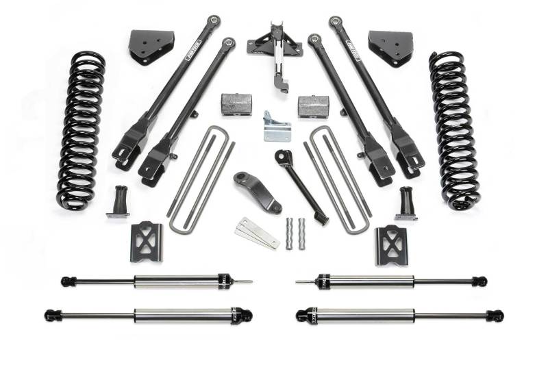 Load image into Gallery viewer, Fabtech 05-07 Ford F250 4WD w/Factory Overload 6in 4Link Sys w/Coils & Dlss Sh Ks