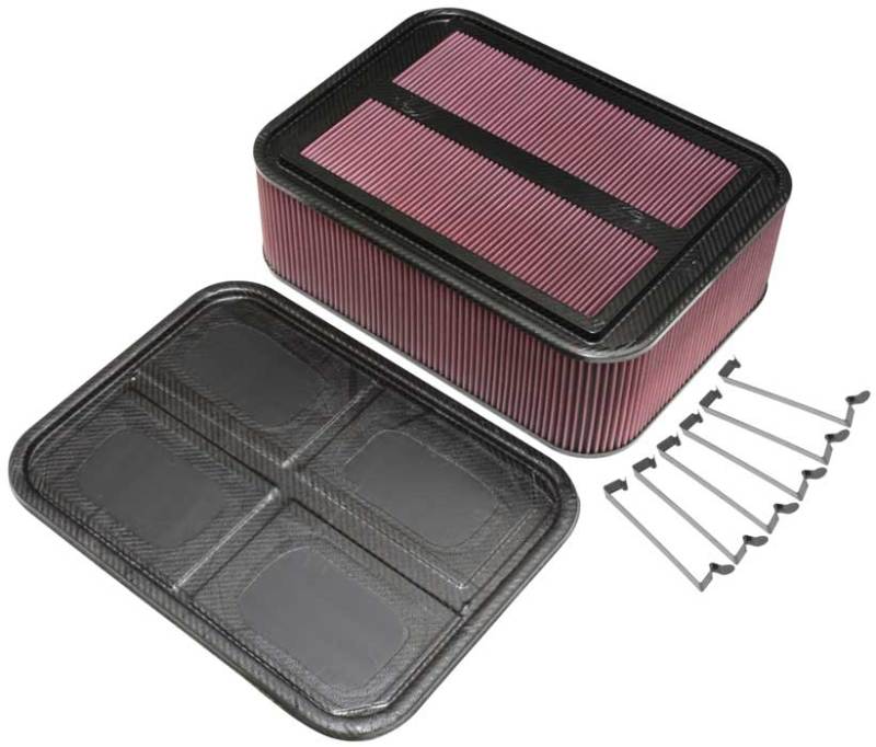 Load image into Gallery viewer, K&N Custom Racing Assembly Carbon Fiber Air Box - Large
