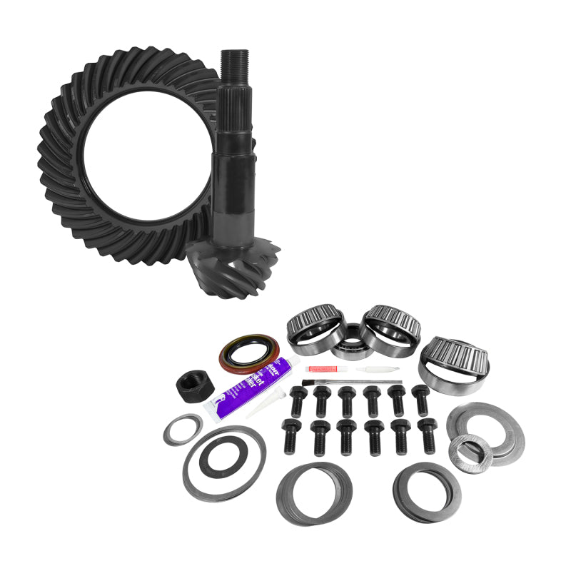 Load image into Gallery viewer, Yukon Gear 11.25in Dana 80 4.30 Rear Ring & Pinion Install Kit 4.125in OD Head Bearing