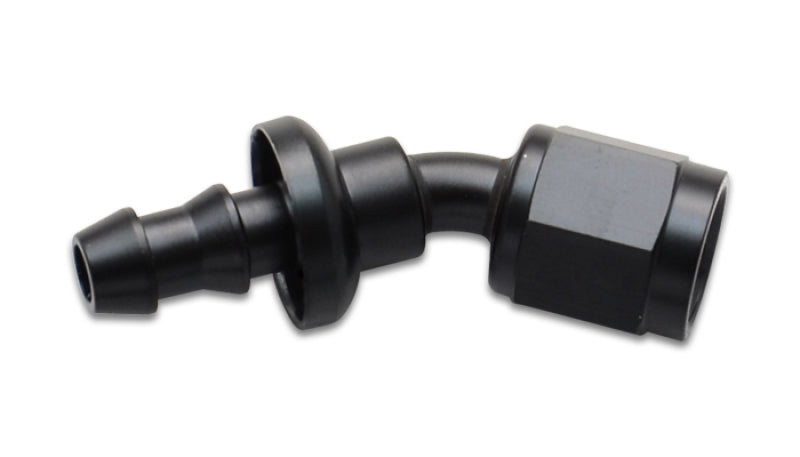 Load image into Gallery viewer, Vibrant Push-On 30 Degree Hose End Elbow Fitting Size -4AN
