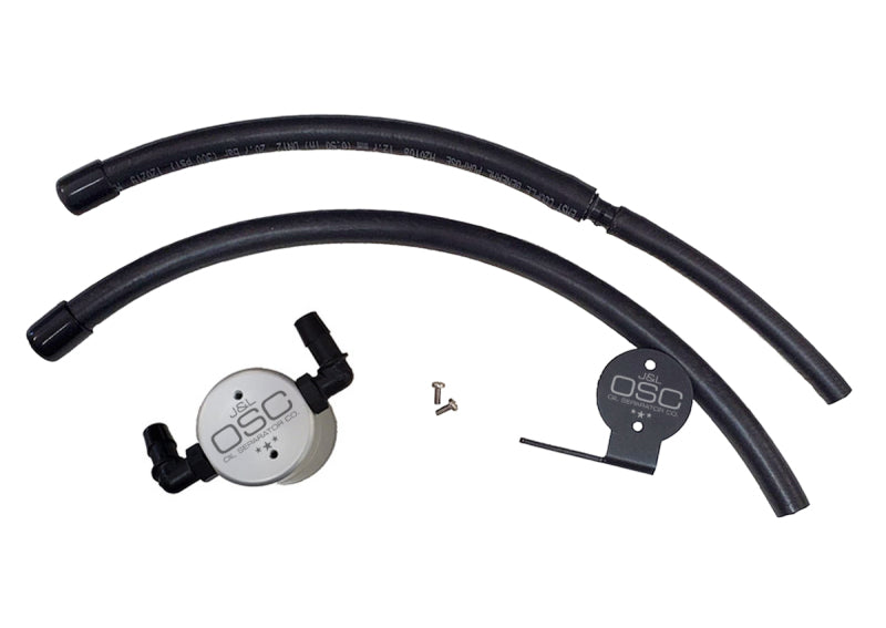 Load image into Gallery viewer, J&L 07-21 Toyota Tundra 5.7L Driver Side Oil Separator 3.0 - Clear Anodized