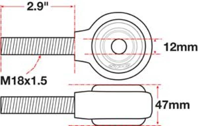 Load image into Gallery viewer, SPC Performance xAxis Rod End Ball Joint