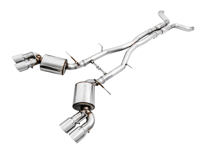 Load image into Gallery viewer, AWE Tuning 16-19 Chevy Camaro SS Res Cat-Back Exhaust -Touring Edition (Quad Chrome Silver Tips)