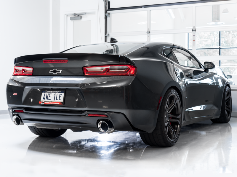 Load image into Gallery viewer, AWE Tuning 16-19 Chevrolet Camaro SS Axle-Back Exhaust - Track Edition (Chrome Silver Tips)