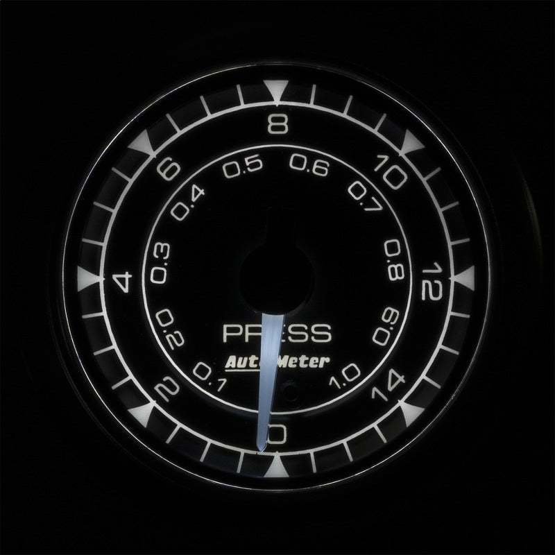 Load image into Gallery viewer, Autometer Chrono 2-1/16in 15PSI Pressure Gauge