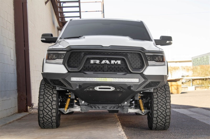 Load image into Gallery viewer, Addictive Desert Designs 2019 Ram Rebel 1500 Stealth Fighter Fr Bumper w/Winch&Parking Sensor Mounts