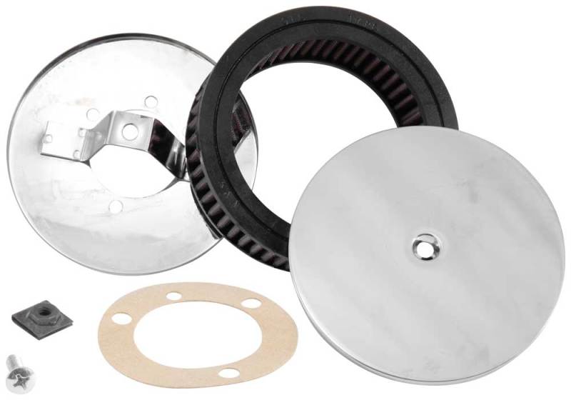 Load image into Gallery viewer, K&N 4in ID / 5.5in OD / 2in H Custom Assembly Filter designed to fit Harley-Davidson Motorcycle