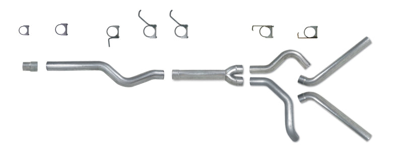 Load image into Gallery viewer, Diamond Eye KIT 4in Catback MFLR RPLCMENT PIPE DUAL SS: 2006-2007.5 CHEVY/GMC 6.6L 2500/3500