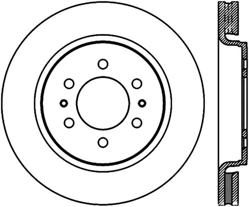 Load image into Gallery viewer, StopTech Slotted Sport Brake Cryo Rotor 07-12 Ford Expedition