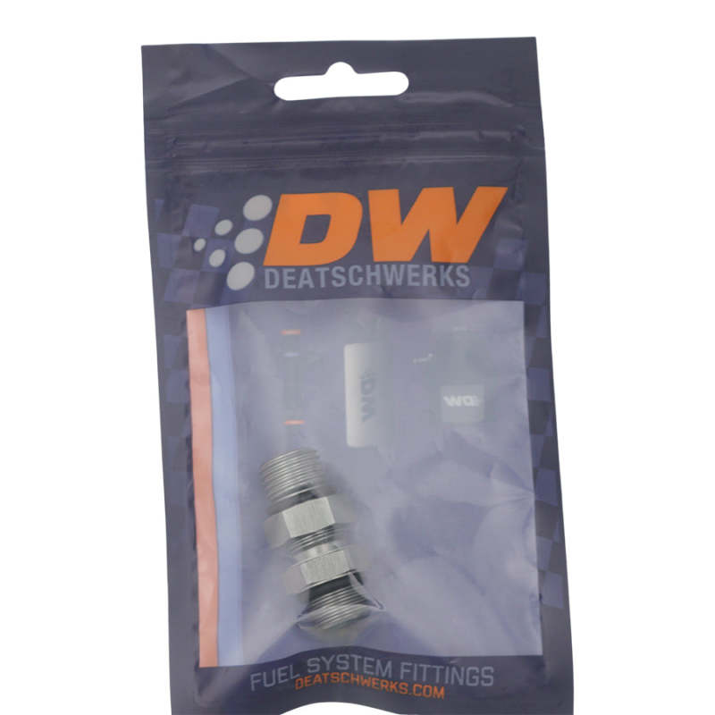 Load image into Gallery viewer, DeatschWerks 6AN ORB Male to 6AN ORB Male Swivel Adapter - Anodized DW Titanium