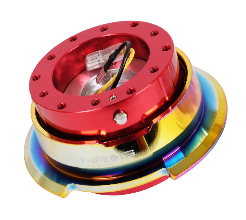 Load image into Gallery viewer, NRG Quick Release Gen 2.8 - Red Body / Neochrome Ring
