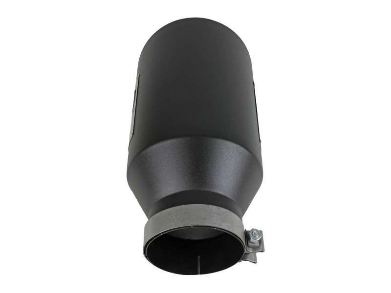 Load image into Gallery viewer, aFe Power Universal 5in Inlet 8in Outlet MACH Force-XP Clamp-On Exhaust Tip - Black