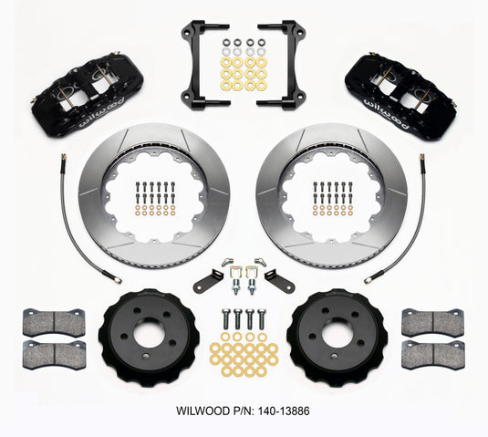 Wilwood AERO6 Front Hat Kit 14.00 15-23 Mustang w/Lines