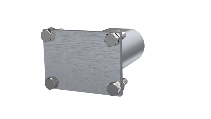 Load image into Gallery viewer, QTP 3in Weld-On QTEC Low Profile Conncetion Oval Tube Kit