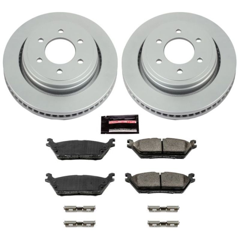 Load image into Gallery viewer, Power Stop 15-17 Ford F-150 Rear Z17 Evolution Geomet Coated Brake Kit