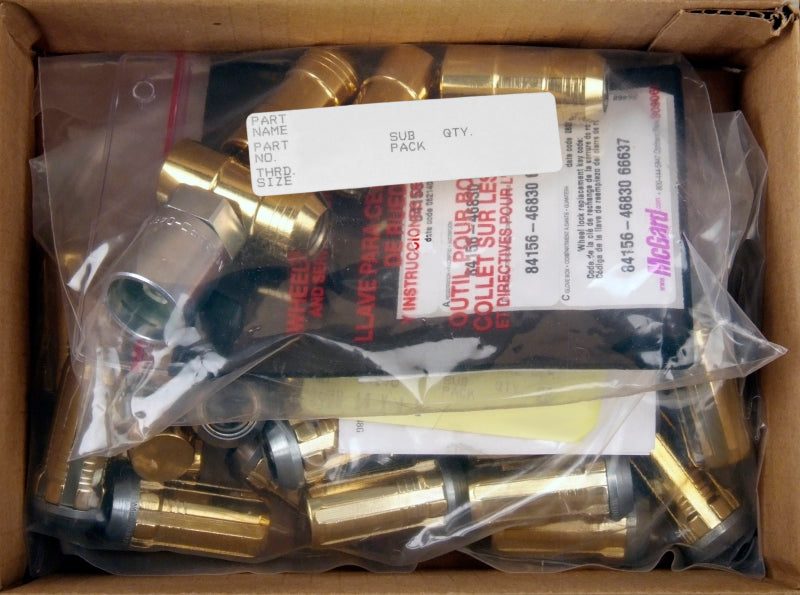 Load image into Gallery viewer, McGard SplineDrive Tuner 8 Lug Install Kit w/Locks & Tool (Cone) M14X1.5 / 1in. Hex - Gold