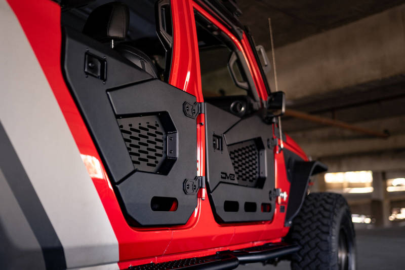 Load image into Gallery viewer, DV8 Offroad 18-22 Jeep Wrangler JL/JT Spec Series Half Doors - Rear Set