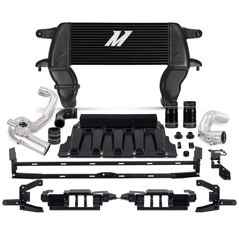 Load image into Gallery viewer, Mishimoto 21+ Bronco 2.3L High Mount INT Kit BK Core P Pipes