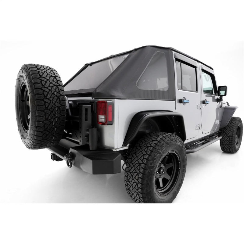 Load image into Gallery viewer, Rampage 07-18 Jeep Wrangler JK Unlimited TrailCrawler Rock Slider & Rocker Guard - Black