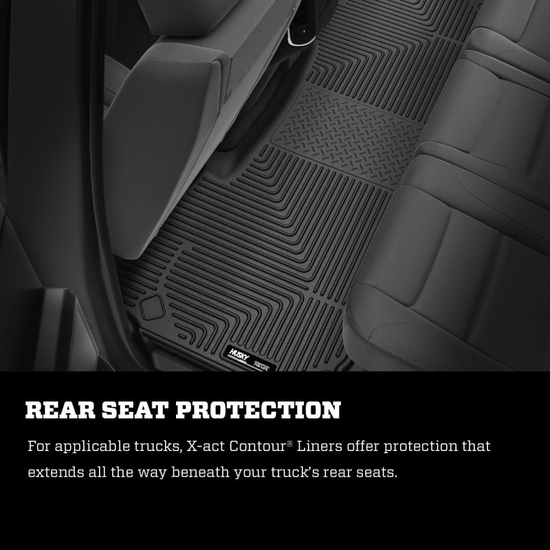 Load image into Gallery viewer, Husky Liners 2019 RAM 1500 Crew Cab/Quad Cab X-Act Contour Black Front Floor Liners