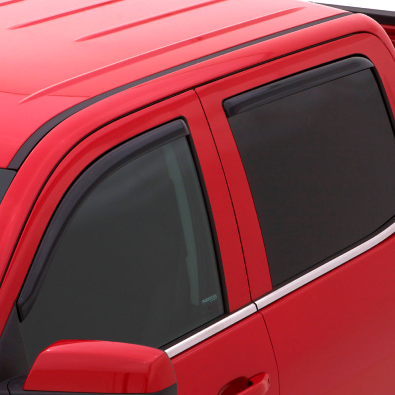 Load image into Gallery viewer, AVS 17-18 Ford F-250 Super Duty Supercab Ventvisor Front & Rear Window Deflectors 4pc - Smoke