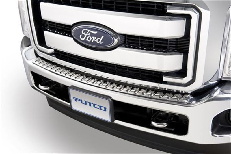 Load image into Gallery viewer, Putco 11-16 Ford SuperDuty - Front Bumper Cover Stainless Steel Bumper Covers