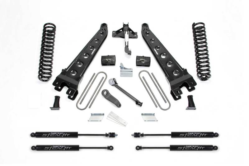 Load image into Gallery viewer, Fabtech 08-16 Ford F350/450 4WD 8 Lug 6in Rad Arm Sys w/Coils & Stealth