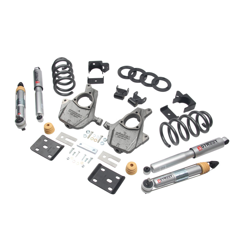 Load image into Gallery viewer, Belltech LOWERING KIT 16.5-17 Chevy Silverado Crew Cab 2WD 3-4F / 7R