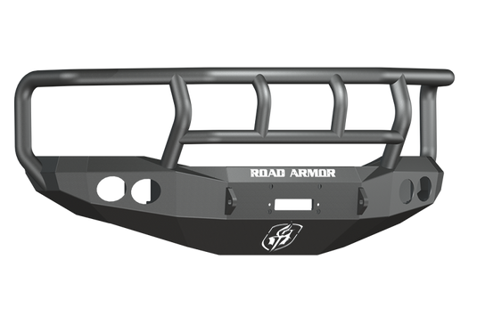 Road Armor 06-09 Dodge 2500 Stealth Front Winch Bumper w/Titan II Guard - Tex Blk