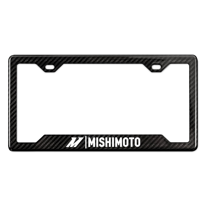 Load image into Gallery viewer, Mishimoto Carbon Fiber License Plate Frame - Gloss
