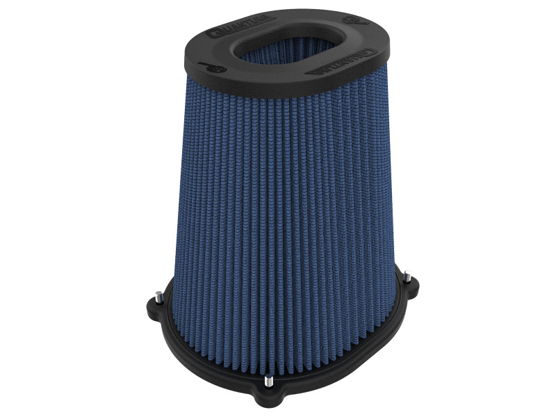 Load image into Gallery viewer, aFe Quantum Pro-5 R Air Filter Inverted Top - 5.5inx4.25in Flange x 9in Height - Oiled P5R
