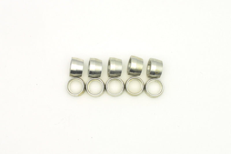 Load image into Gallery viewer, DeatschWerks Replacement PTFE Hose End Olive Insert 6AN (Pack of 10)