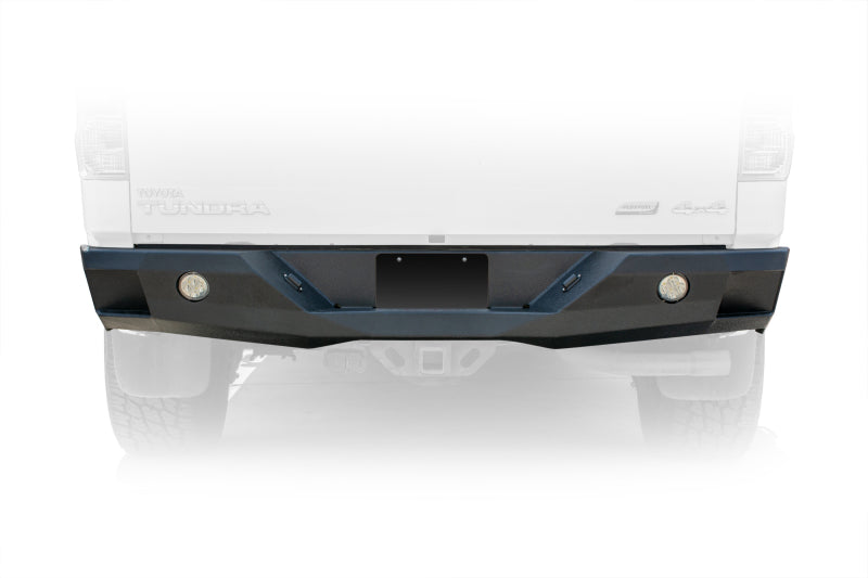 Load image into Gallery viewer, DV8 Offroad 07-13 Toyota Tundra Rear Bumper Winch Ready - Black Powdercoat