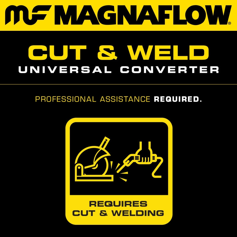 Load image into Gallery viewer, MagnaFlow Universal California Catalytic Converter - 2in ID / 2in OD / 11.375in L